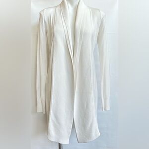 Guess by Marciano White Shawl Collar Cardigan Size XS